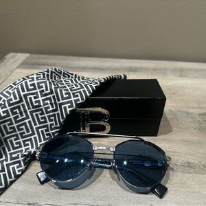 Balmain Brigade IV Sunglasses - Blue (slightly used)